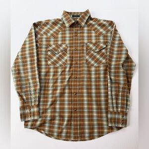 Men’s Pendleton Frontier Long Sleeve Shirt Size Medium